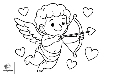 Cupido Kleurplaat
