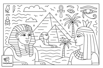 Egypte Kleurplaten