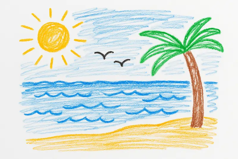 Kleuren op vakantie