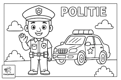 Politie Kleurplaat