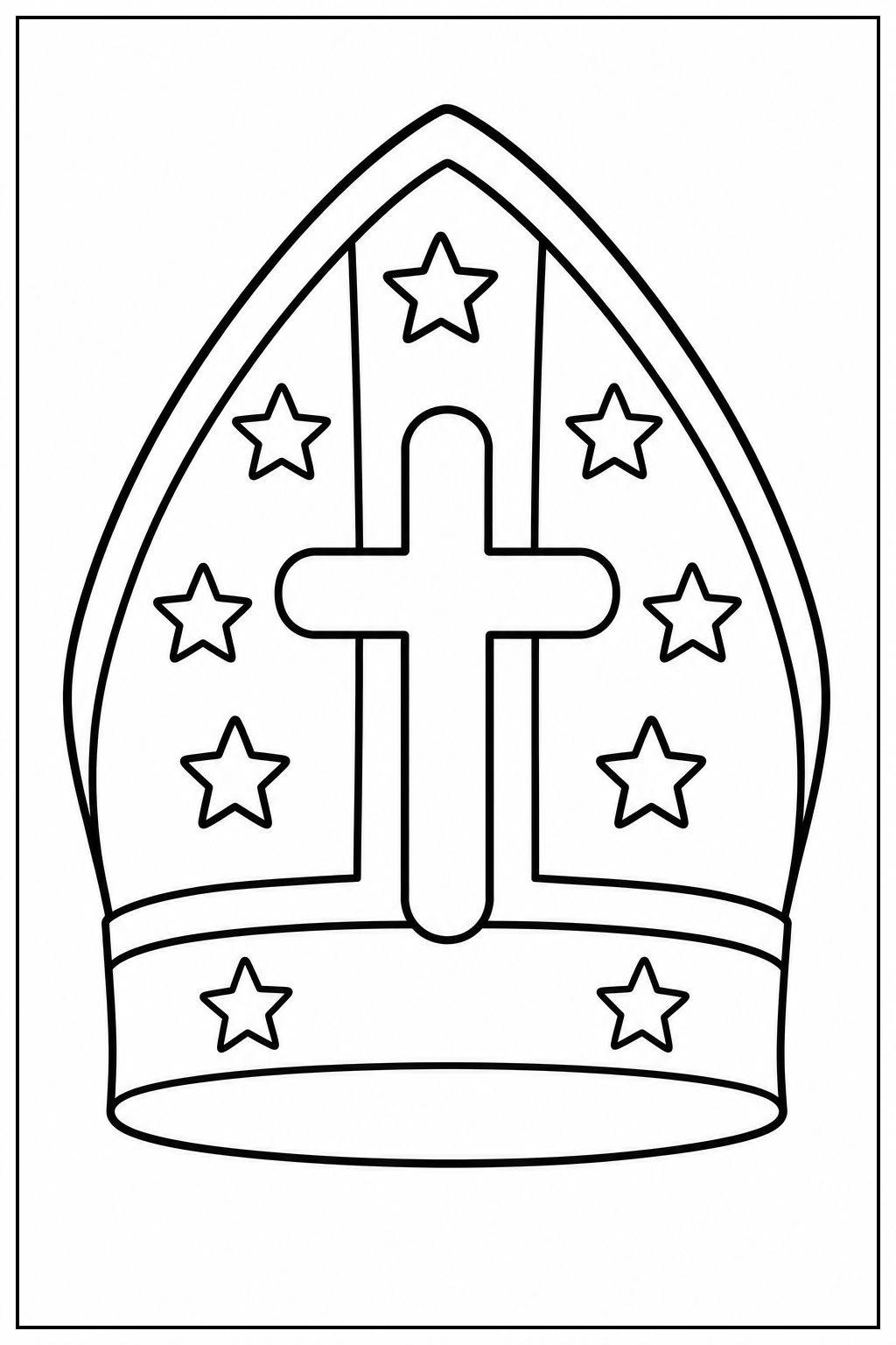 Sinterklaas Kleurplaat Groep 1 kleurplaat 5