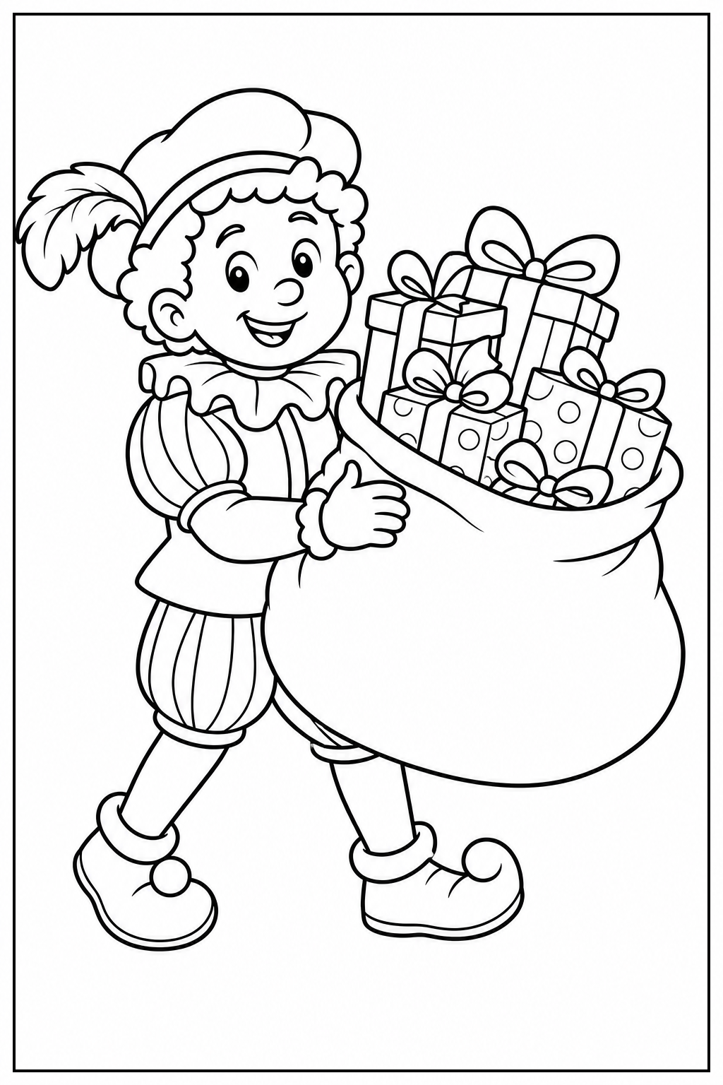Sinterklaas Kleurplaat Groep 1 kleurplaat 2
