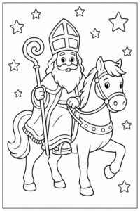Sinterklaas Kleurplaat Groep 2 kleurplaat voorbeeld 1
